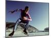 Male Speed Skater in Action at the Start-null-Mounted Photographic Print