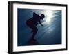 Male Speed Skater in Action at the Start-null-Framed Photographic Print