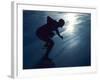 Male Speed Skater in Action at the Start-null-Framed Photographic Print