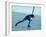 Male Speed Skater in Action-null-Framed Photographic Print