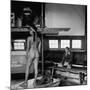 Male Student Sketching Nude Female Model During Life Class at Skowhegan Art School-Eliot Elisofon-Mounted Photographic Print