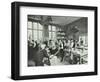 Male Students at Work in the Masons Shop, Northern Polytechnic, London, 1911-null-Framed Photographic Print