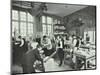 Male Students at Work in the Masons Shop, Northern Polytechnic, London, 1911-null-Mounted Photographic Print