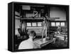 Male Students Sketching Nude Female Model During Life Drawing Class at Skowhegan Art School-Eliot Elisofon-Framed Stretched Canvas