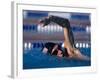 Male Swimmer in Action-null-Framed Photographic Print