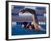 Male Swimmer in Action-null-Framed Photographic Print