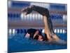 Male Swimmer in Action-null-Mounted Photographic Print