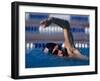 Male Swimmer in Action-null-Framed Photographic Print