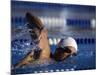 Male Swimmer in Action-null-Mounted Photographic Print