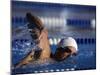 Male Swimmer in Action-null-Mounted Photographic Print