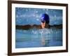 Male Swimmers Performing the Butterfly-null-Framed Photographic Print