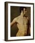 Male Torso, circa 1800-Jean-Auguste-Dominique Ingres-Framed Giclee Print