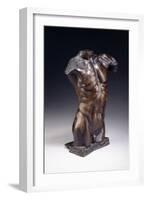Male Torso - New Model, C.1885-Auguste Rodin-Framed Giclee Print
