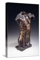 Male Torso - New Model, C.1885-Auguste Rodin-Stretched Canvas