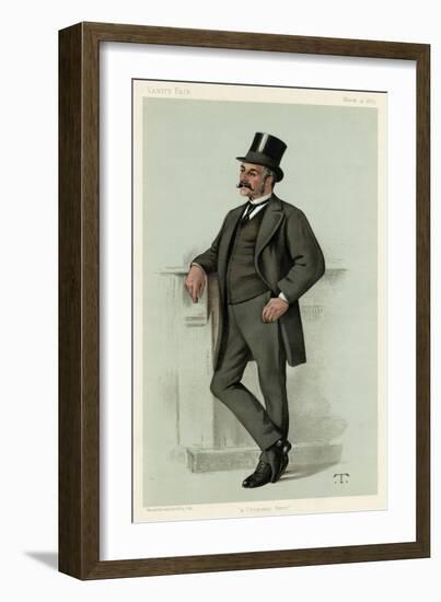 Male Type, Burnaby 1883-Theobald Chartran-Framed Art Print