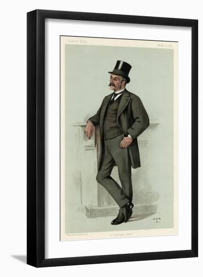 Male Type, Burnaby 1883-Theobald Chartran-Framed Art Print