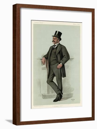 Male Type, Burnaby 1883-Theobald Chartran-Framed Art Print