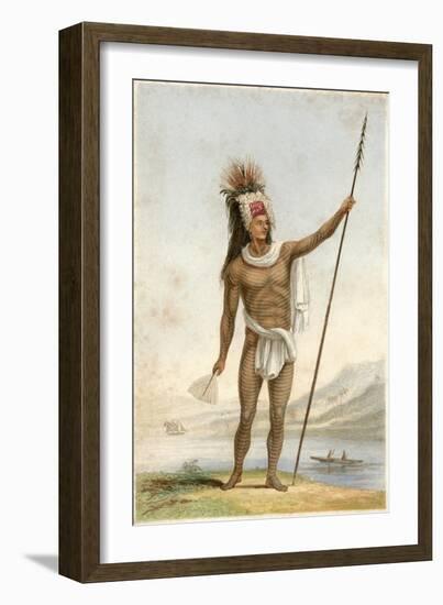 Male Type, Noble Savage-John Williams-Framed Art Print