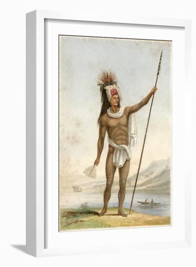 Male Type, Noble Savage-John Williams-Framed Art Print