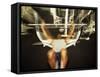 Male Working Out with Wieghts in a Health Club, Rutland, Vermont, USA-Paul Sutton-Framed Stretched Canvas