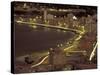 Malecon at Night, Havana, Cuba-Maresa Pryor-Stretched Canvas