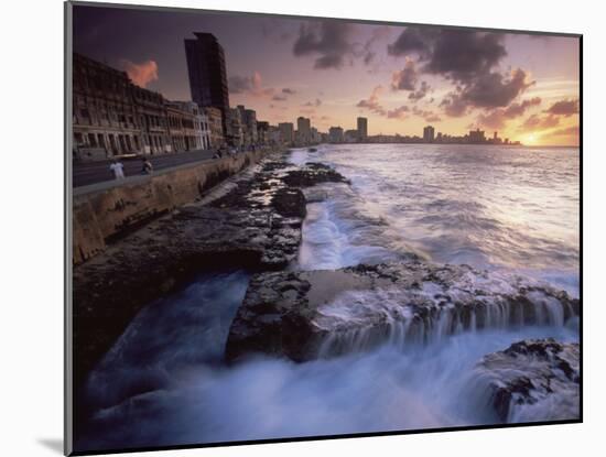Malecon, Havana, Cuba, West Indies, Central America-Colin Brynn-Mounted Photographic Print