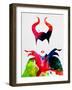 Maleficent Watercolor-Lora Feldman-Framed Art Print