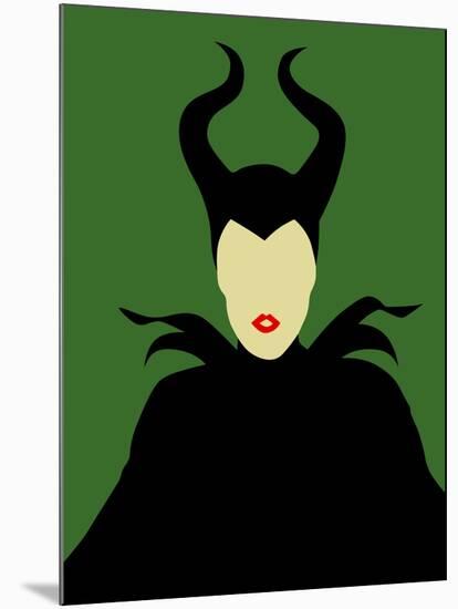 Maleficent-David Brodsky-Mounted Art Print