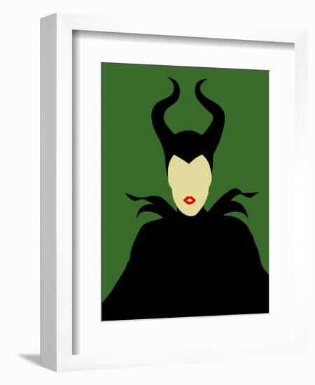 Maleficent-David Brodsky-Framed Art Print