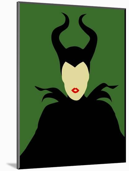 Maleficent-David Brodsky-Mounted Art Print