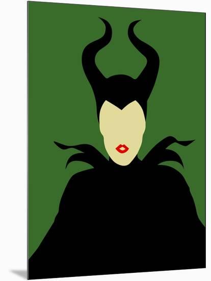 Maleficent-David Brodsky-Mounted Art Print