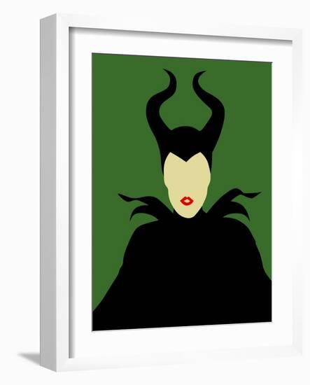 Maleficent-David Brodsky-Framed Art Print