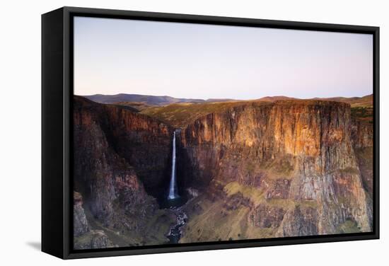 Maletsunyane Falls, Lesotho, Africa-Christian Kober-Framed Stretched Canvas