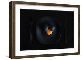 Malevich's breakfast. Or the black square.-Victoria Ivanova-Framed Photographic Print