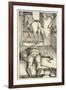 Malevolent Witch Bewitches a Groom in His Stable Before Doing Magic on the Horse-Hans Baldung Grien-Framed Premium Giclee Print