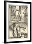 Malevolent Witch Bewitches a Groom in His Stable Before Doing Magic on the Horse-Hans Baldung Grien-Framed Premium Giclee Print