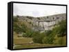 Malham Cove, Malham, Yorkshire Dales National Park, North Yorkshire, England, United Kingdom-White Gary-Framed Stretched Canvas