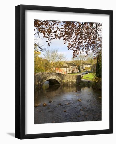 Malham Village in Autumn, Yorkshire Dales, Yorkshire, England, United Kingdom, Europe-Mark Sunderland-Framed Photographic Print