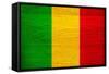 Mali Flag Design with Wood Patterning - Flags of the World Series-Philippe Hugonnard-Framed Stretched Canvas