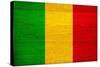 Mali Flag Design with Wood Patterning - Flags of the World Series-Philippe Hugonnard-Stretched Canvas
