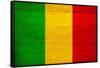 Mali Flag Design with Wood Patterning - Flags of the World Series-Philippe Hugonnard-Framed Stretched Canvas