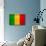 Mali Flag Design with Wood Patterning - Flags of the World Series-Philippe Hugonnard-Art Print displayed on a wall