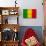 Mali Flag Design with Wood Patterning - Flags of the World Series-Philippe Hugonnard-Art Print displayed on a wall