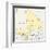 Mali Political Map-Peter Hermes Furian-Framed Art Print