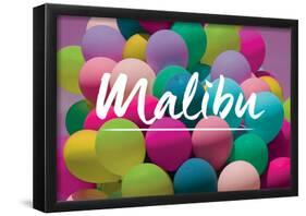 Malibu - Balloons-null-Framed Poster