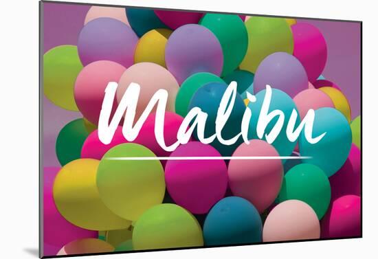 Malibu - Balloons-null-Mounted Poster