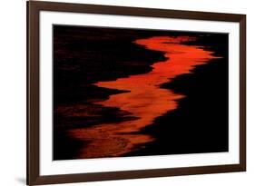 Malibu Beach at Sunset-Howard Ruby-Framed Photographic Print