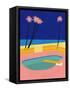 Malibu Beach-Rosi Feist-Framed Stretched Canvas