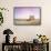 Malibu, California - Lifeguard Shack Sunrise-Lantern Press-Framed Stretched Canvas displayed on a wall