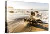 Malibu, California, USA: Famous El Matador Beach In Summer In The Early Morning-Axel Brunst-Stretched Canvas